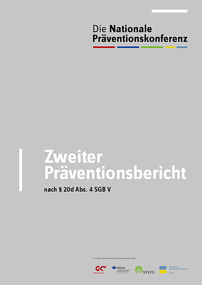 Coverbild des zweiten Präventionsberichts der NPK