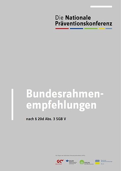 Cover Bundesrahmenempfehlungen